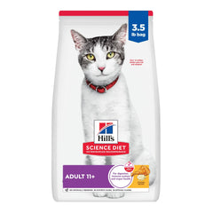 Hill's Science Diet Chicken Dry Cat Food for 11+ Senior Cats