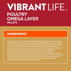Vibrant Life Poultry Omega Layer Pellets, 40 lb Bag