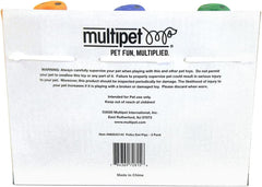 Multipet Polka-Dot Pigs Latex Dog Toys (3 Pack)
