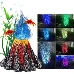 Shldybc Exquisite Aquarium Water Tank Volcano Eruption Decorative Volcano Model, Summer Savings Clearance