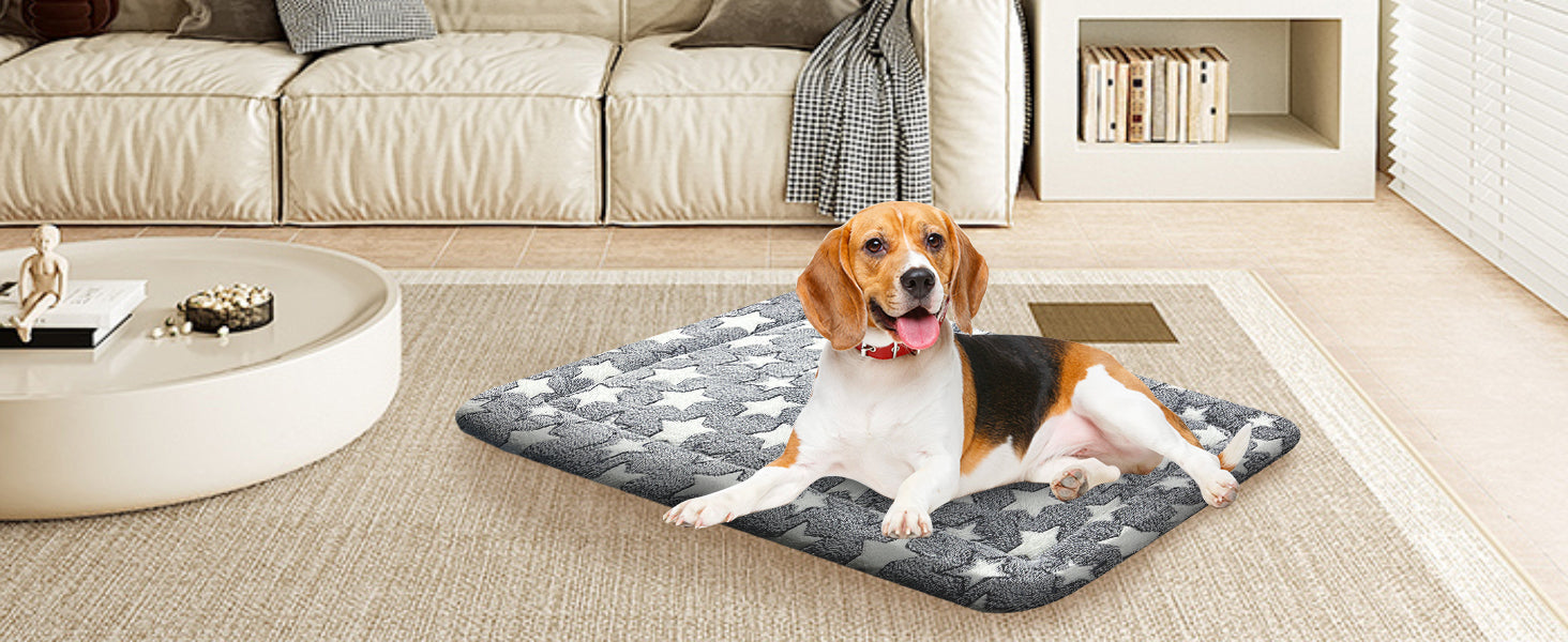 Dog Bed Mat – Soft & Comfortable Dog Kennel Pad for Crate – Durable Crate Bed & Mat for Dogs & Cats – Ideal for Crate, Kennel, and Home Use