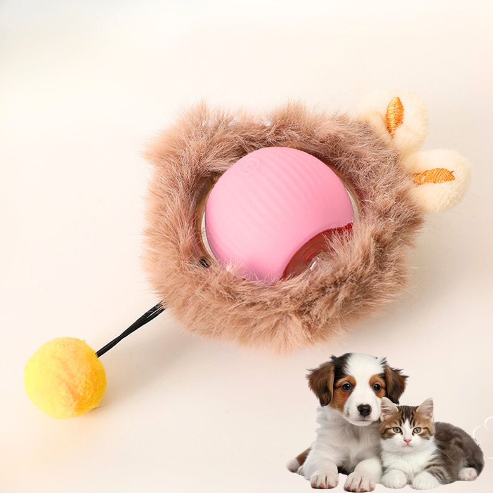 Interactive Cat Toy With Bird Sound Rolling Ball Kit Keeps Indoor Cats And Dogs Engaged All Day Fun Pet Toy For Active Kittens
