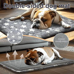 Dog Bed Mat – Soft & Comfortable Dog Kennel Pad for Crate – Durable Crate Bed & Mat for Dogs & Cats – Ideal for Crate, Kennel, and Home Use