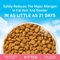 Purine ONE LiveClear Allergen-Reducing Dry Kitten Food Formula with Real Chicken as the Number One Ingredient
