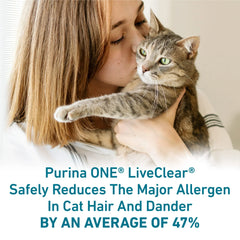 Purina ONE LiveClear Allergen-Reducing Dry Cat Food Formula with Real Chicken as the Number One Ingredient