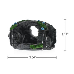 GreenJoy Fish Tank Accessories Aquarium Decorations - 13 Packs Plastic Plants Material Hideout Ornaments Small Size