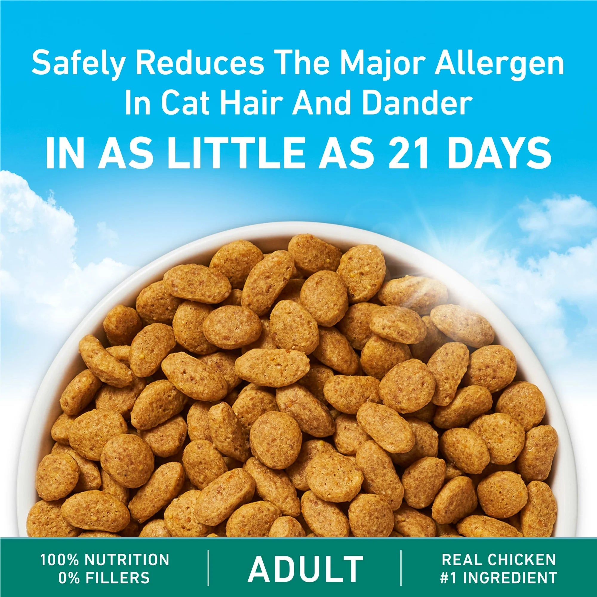 Purina ONE LiveClear Allergen-Reducing Dry Cat Food Formula with Real Chicken as the Number One Ingredient