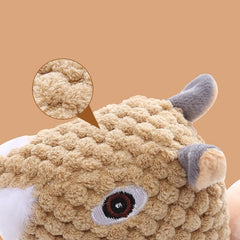 Plush Dog Toys, Cute Soft Dog Toy Squeaky Cuddly Soft Chew Dog Toys Chewing Teeth Interactive Dog Toy Plush Pet Toy for Small Medium Size Dogs