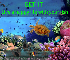 SLOCME Sunken Ship Aquarium Decoration – Resin Shipwreck Ornament for Fish Tank, Eco-Friendly Aquarium Decor for Betta, Freshwater & Saltwater Tanks (9 Inch)