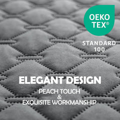 BEAKHOME 3X Stronger Waterproof Pet Blanket, Scratch Proof Furniture Protector for Dogs Cats, Reversible Cover 30x70 Inch, Dark Grey/Light Grey