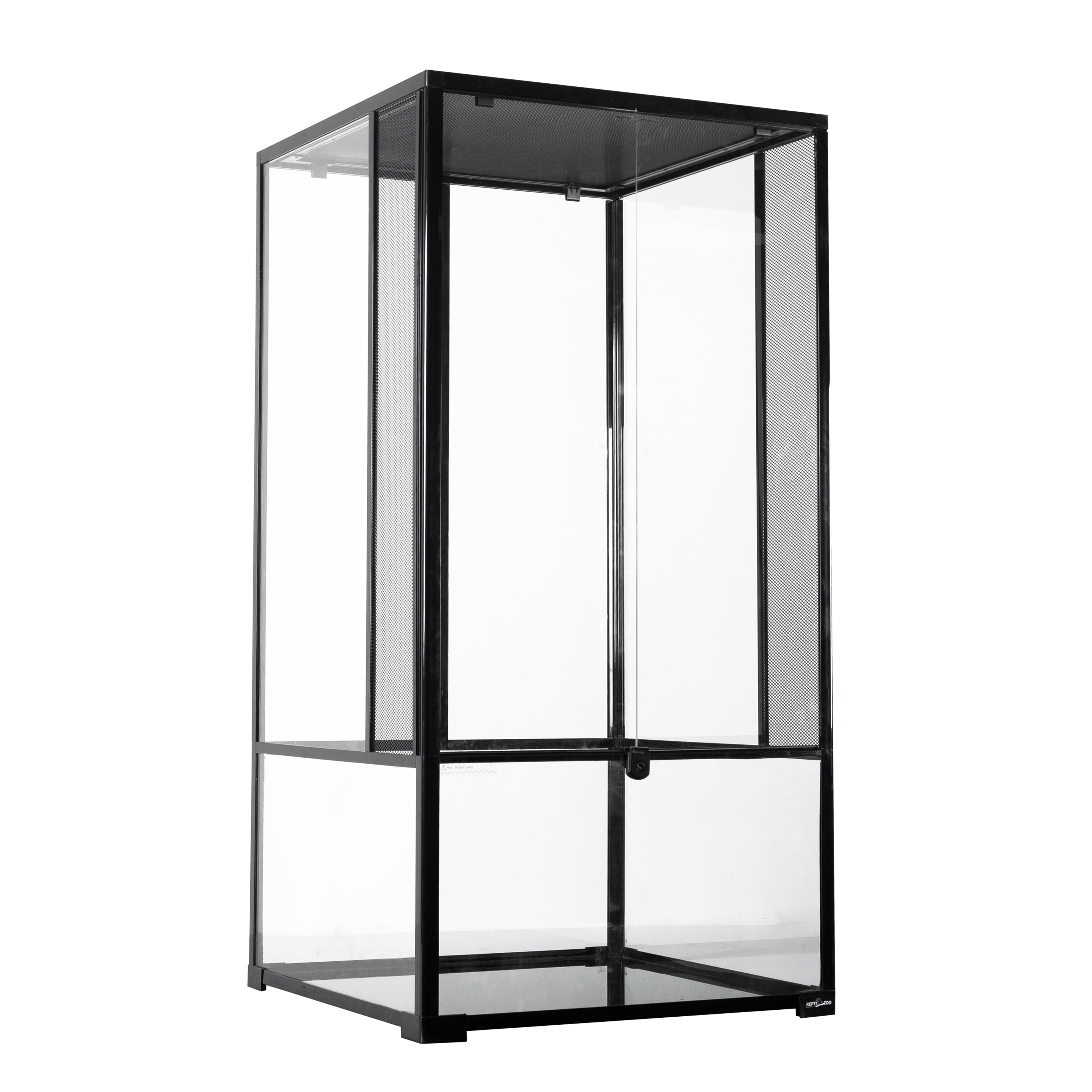 REPTI-ZOO Reptile Knock Down Glass Terrarium with Double Hinge Door 24" x 24" x 48", 120 Gallon