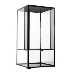 REPTI-ZOO Reptile Knock Down Glass Terrarium with Double Hinge Door 24" x 24" x 48", 120 Gallon