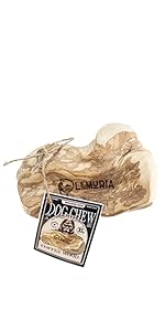 lemuria Set of 3 Coffee Wood Dog Chew Stick Toy, Natural Durable Real Wooden Bone Sticks for Dogs, Safe Dental Cleaning Chews for Teething Puppy, Stress Relief for Large Giant Dogs (Extra Large)
