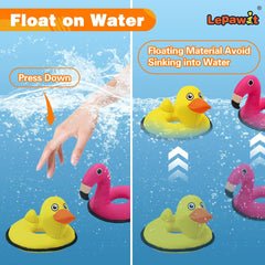 Squeaky Dog Toys, Floating Dog Toys for Indoor or Outward Play, Swim Ring Design Interactive Dog Gifts for Small and Medium Dogs - 2pack