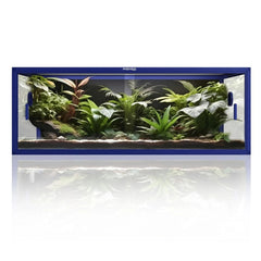 85 Gallon Reptile Enclosure, Front Opening Reptile Tank for Easy Maintenance, Reptile Terrarium with Top Screen Ventilation 48''x24''x18''