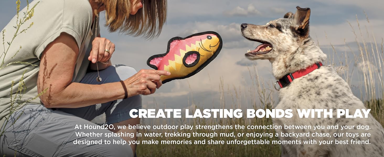 Plush Outdoor Toys for Dogs | Flying Duck | Fun Hunting Themed Durable Dog Toy with Playful Chuckler