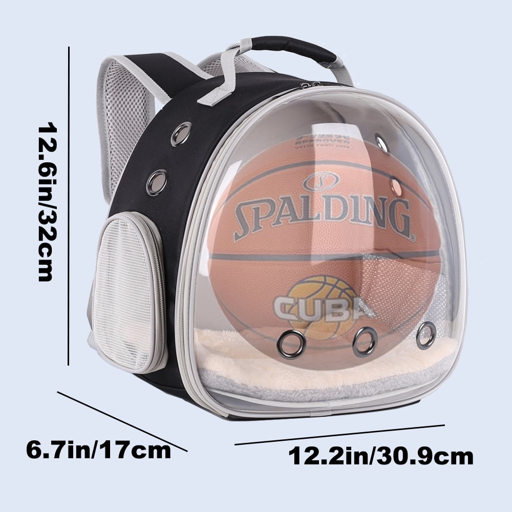 Portable Rabbit Backpack Carrier Space Capsule Bubble Window Pet Carrier Cage Travel for Bunny, Bearded Dragon, Squirrel, Tortoise, Bird, Lizard, Sugar Glider