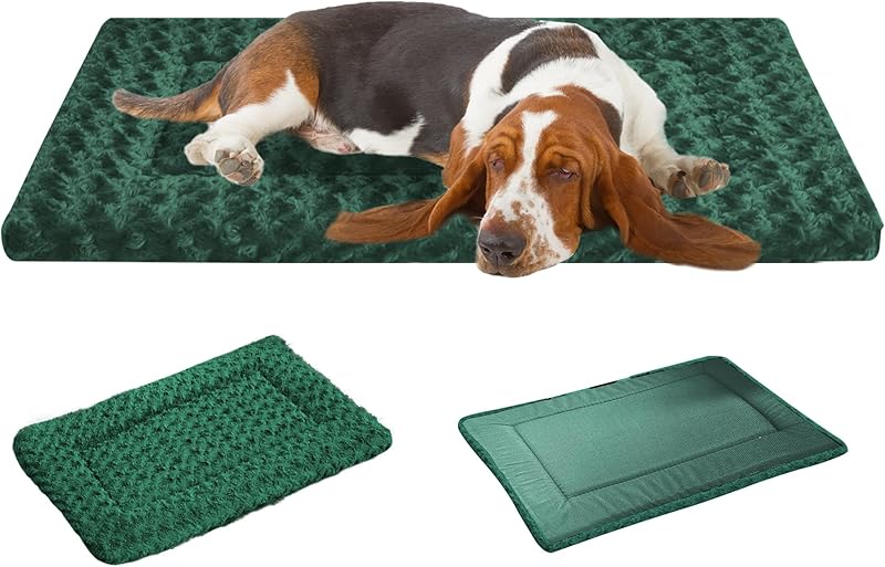 Dog Bed Mat – Soft & Comfortable Dog Kennel Pad for Crate – Durable Crate Bed & Mat for Dogs & Cats – Ideal for Crate, Kennel, and Home Use