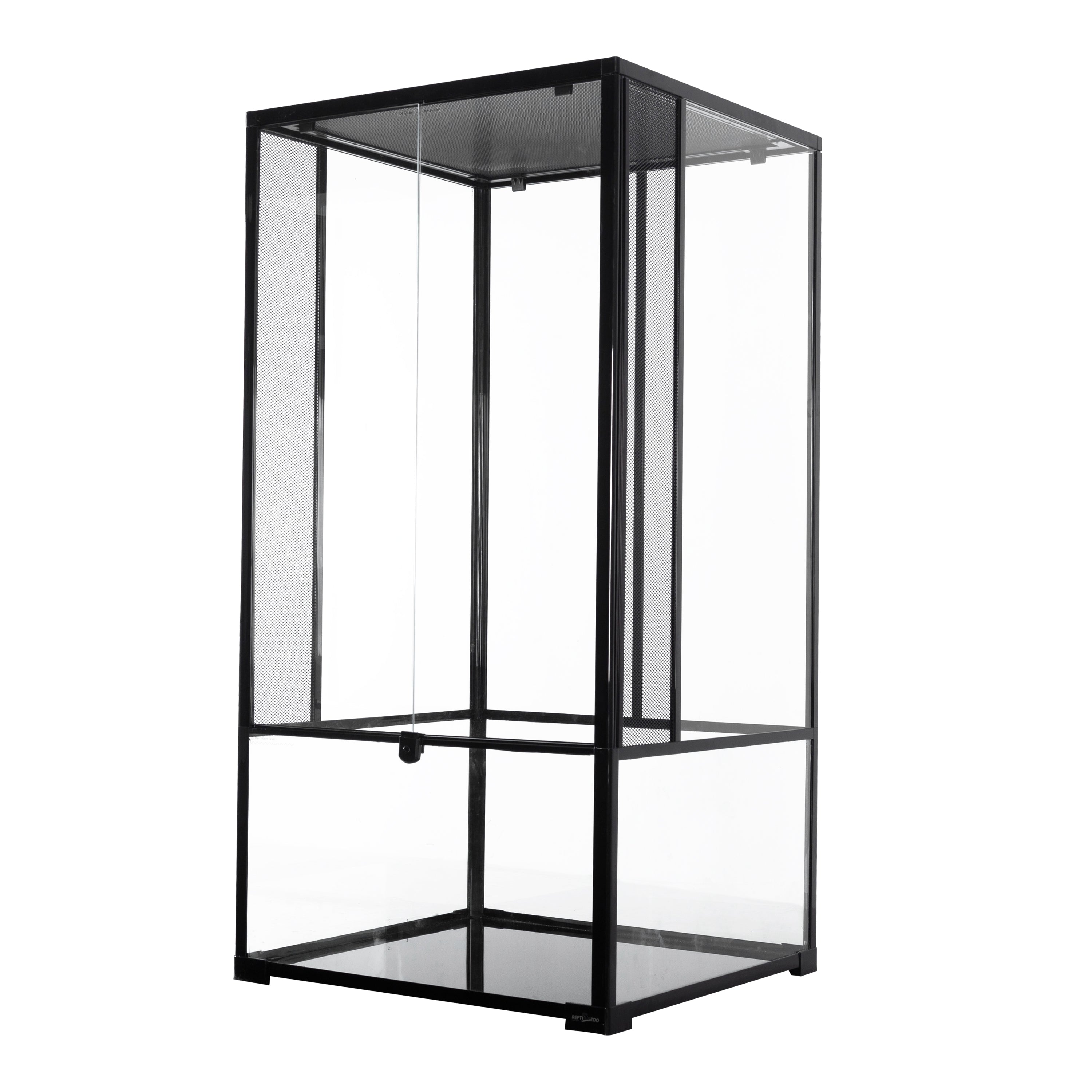 REPTI-ZOO Reptile Knock Down Glass Terrarium with Double Hinge Door 24" x 24" x 48", 120 Gallon