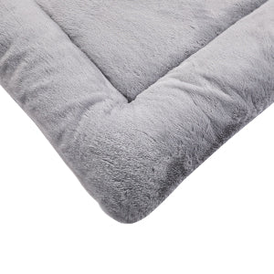Dog Beds Crate Pad for Medium/Large Dogs Fit Metal,Ultra Soft, Washable & Anti-Slip Kennel Pad for Dogs Cozy Sleeping Mat,Gray 36inch