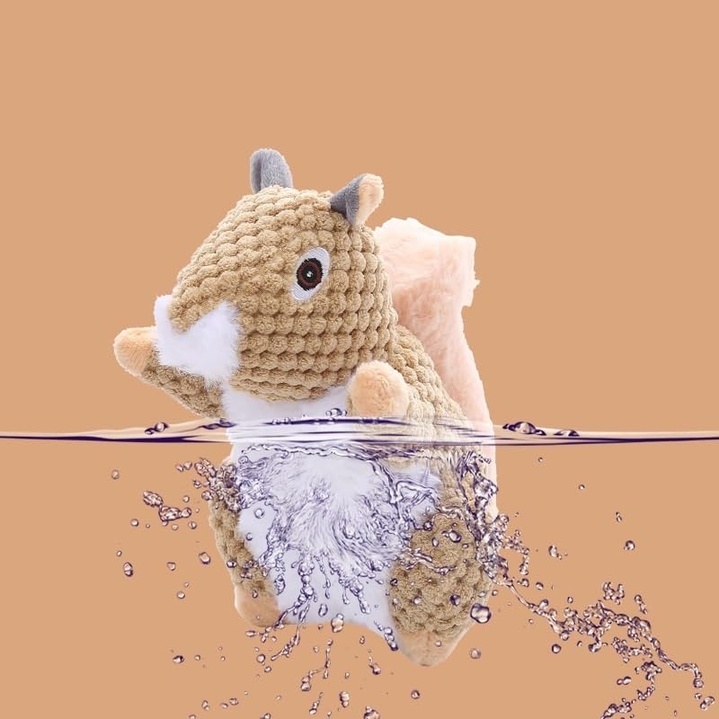 Plush Dog Toys, Cute Soft Dog Toy Squeaky Cuddly Soft Chew Dog Toys Chewing Teeth Interactive Dog Toy Plush Pet Toy for Small Medium Size Dogs