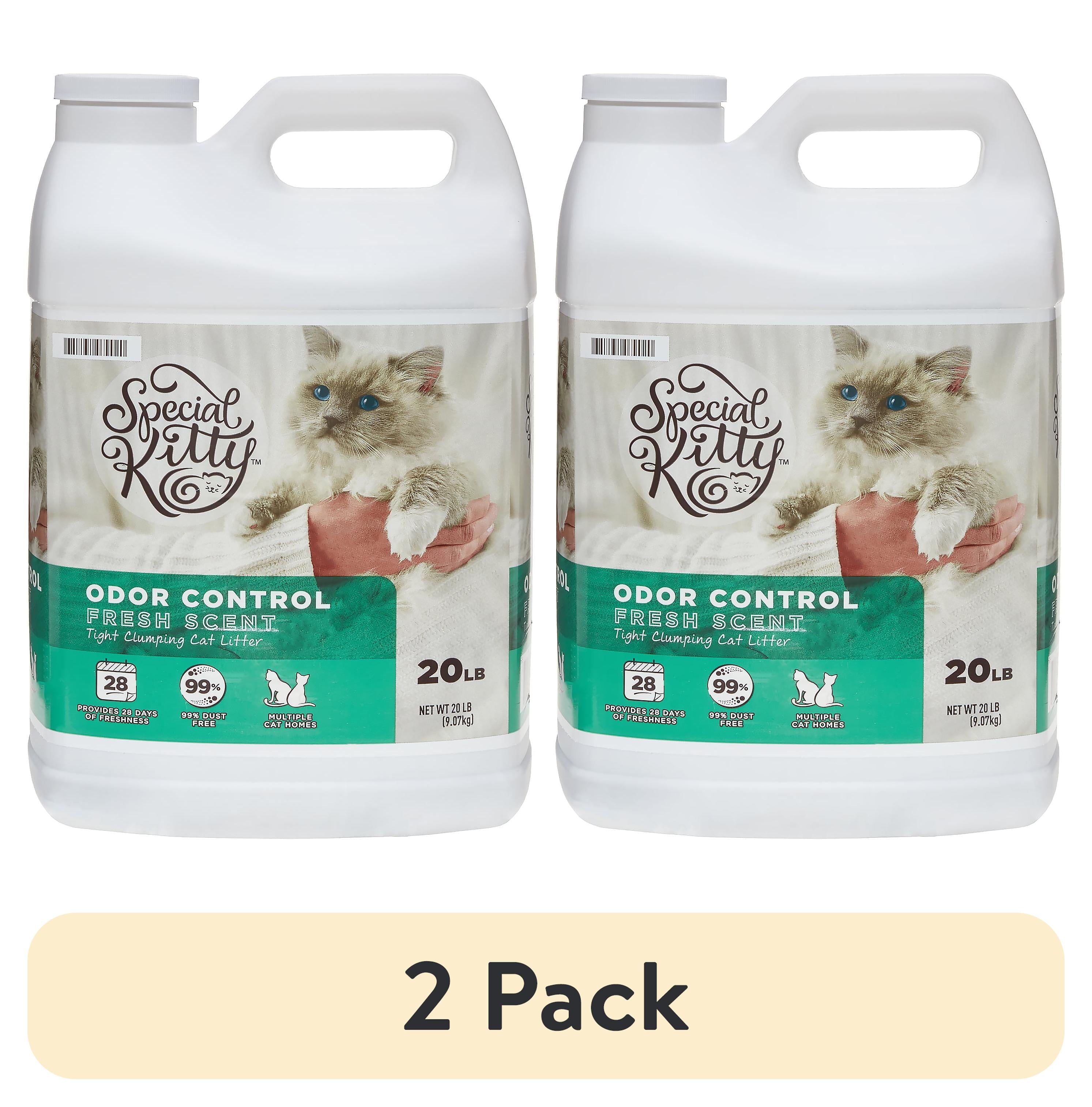 Special Kitty Scoopable Tight Clumping Cat Litter, Fresh Scent, 20 lb