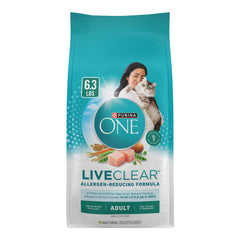 Purina ONE LiveClear Allergen-Reducing Dry Cat Food Formula with Real Chicken as the Number One Ingredient