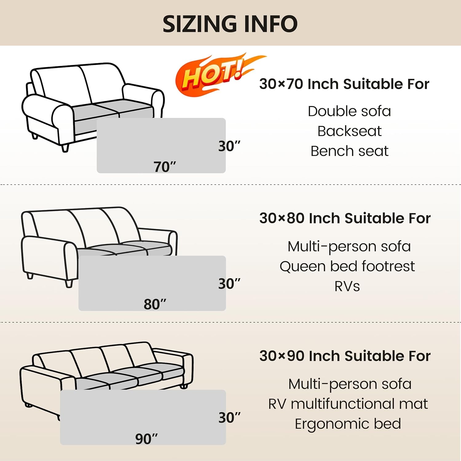 BEAKHOME 3X Stronger Waterproof Pet Blanket, Scratch Proof Furniture Protector for Dogs Cats, Reversible Cover 30x70 Inch, Dark Grey/Light Grey