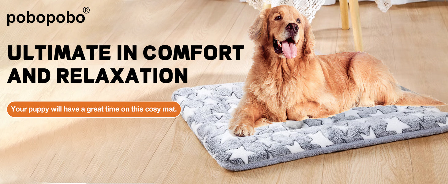 Dog Bed Mat – Soft & Comfortable Dog Kennel Pad for Crate – Durable Crate Bed & Mat for Dogs & Cats – Ideal for Crate, Kennel, and Home Use
