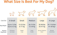 Amazon Basics Cat and Dog Bed and Crate Pad, Machine Washable, Indoor, 46 x 29 x 4 inches, Gray