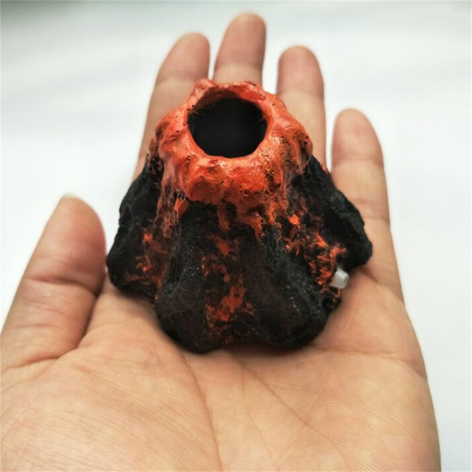 Shldybc Exquisite Aquarium Water Tank Volcano Eruption Decorative Volcano Model, Summer Savings Clearance