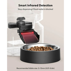 Petlibro 3L Granary Automatic Cat Feeder – Timed Cat/Dog Dry Food Dispenser with Freshness Preservation, Up to 50 Portions & 6 Meals Per Day, Ideal for Cats & Small Dogs