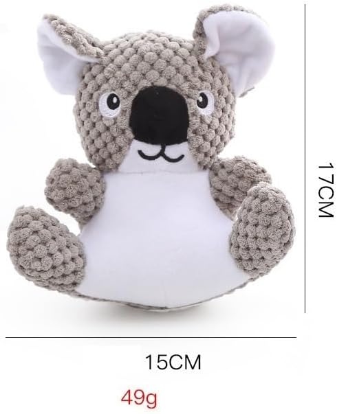 Plush Dog Toys, Cute Soft Dog Toy Squeaky Cuddly Soft Chew Dog Toys Chewing Teeth Interactive Dog Toy Plush Pet Toy for Small Medium Size Dogs