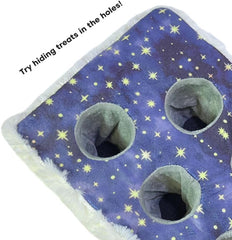 Patchwork Pet Counting Weens by The Weens, Interactive Dog Puzzle Toy, Memory Foam Base with 8 Squeaky Plush Puppies, 17 x 8.5 inches