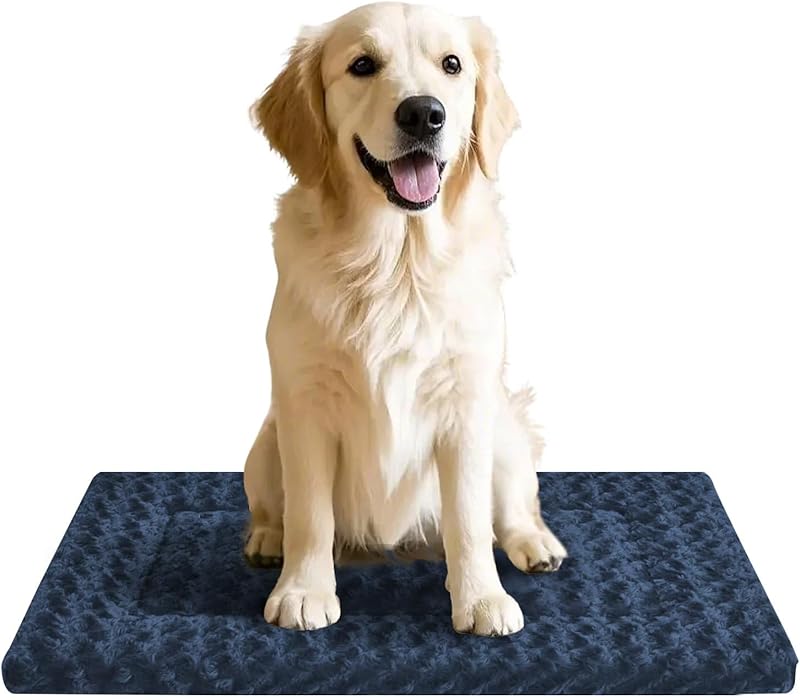 Dog Bed Mat – Soft & Comfortable Dog Kennel Pad for Crate – Durable Crate Bed & Mat for Dogs & Cats – Ideal for Crate, Kennel, and Home Use